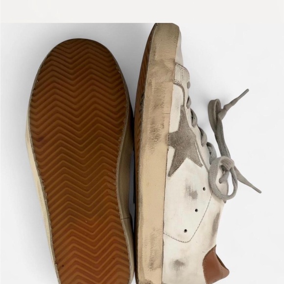 Golden Goose White and Brown leather woman’s Sneakers - Picture 3 of 6